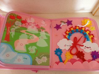 Libro fieltro rosa