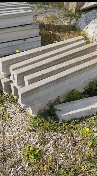 Vigas de hormigón varias medidas