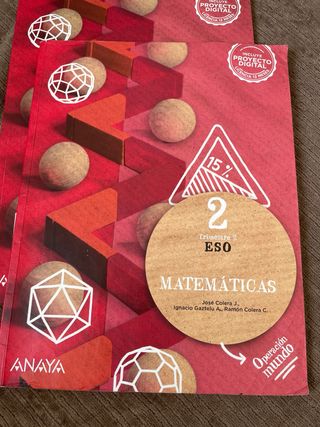 Matemáticas 2 operación mundo Anaya 