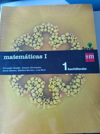 Matemáticas I. 1 Bachillerato. Savia
