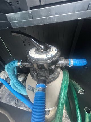 Piscina desmontable con equipo de filtración 