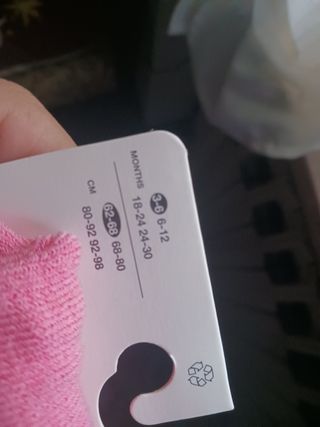 Calze bimba rosa 3/6 mesi