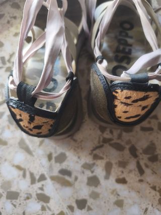 Zapatillas Gioseppo Beige/Verde Talla 40
