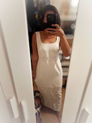Vestido largo blanco