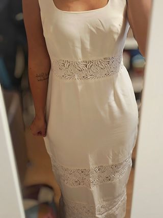 Vestido largo blanco