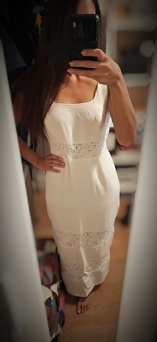 Vestido largo blanco