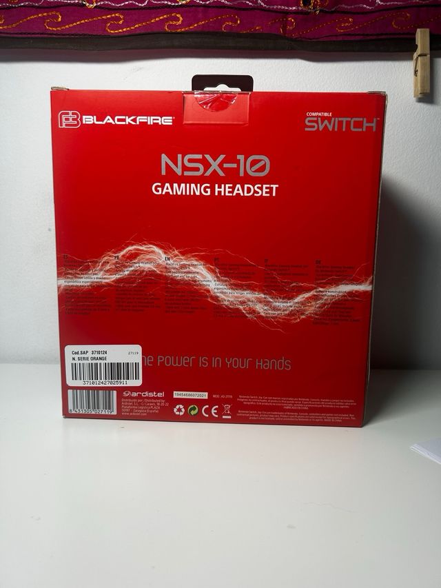 Auriculares Gaming Blackfire NSX-10 Switch Lite
