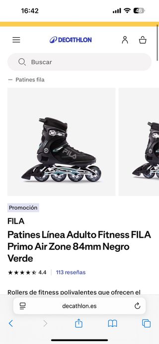 Rollers Fila Primo Air Zone Adulto

TALLA 39