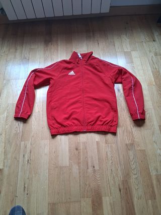 Chaqueta deportiva Adidas roja niño 13/14 años 