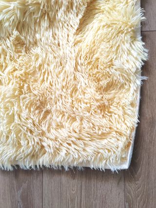 Alfombra pelo largo suave vainilla 2,25x1,60