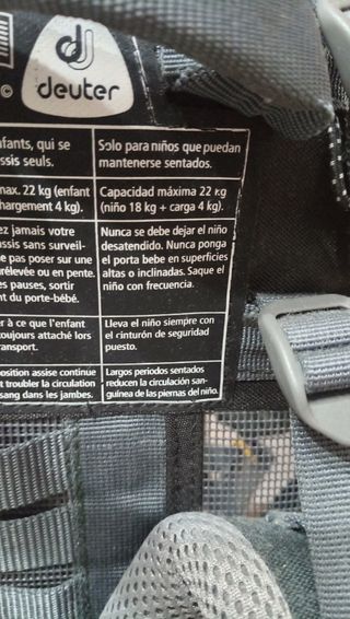 Mochila Portabebés Trekking