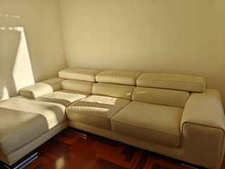 Divano artigianale in pelle 3 posti