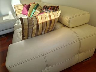 Divano artigianale in pelle 3 posti