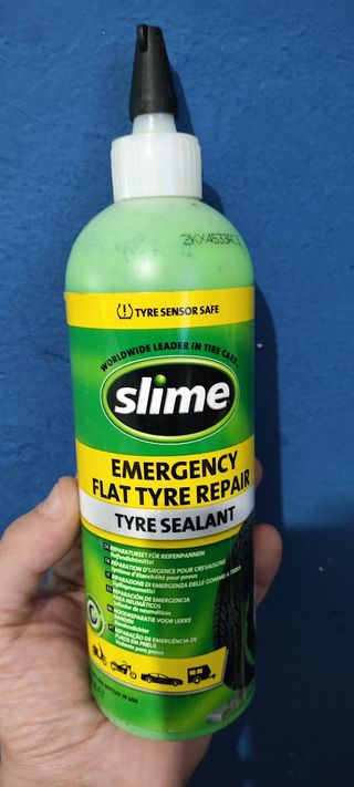 Slime Reparador Pinchazos Neumáticos Coche Moto