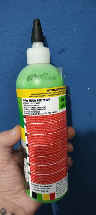 Slime Reparador Pinchazos Neumáticos Coche Moto