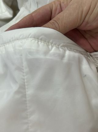 Chaleco plumífero mujer blanco