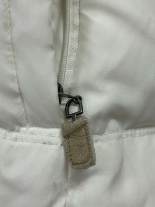 Chaleco plumífero mujer blanco