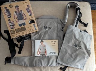 Mochila portabebés Jané Like gris