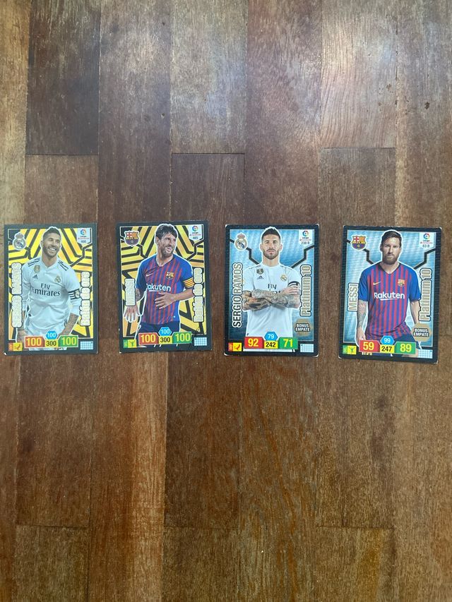 4 Cromos Panini 2018-19