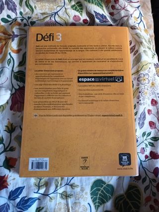 Cahier Défi 3 francés B1