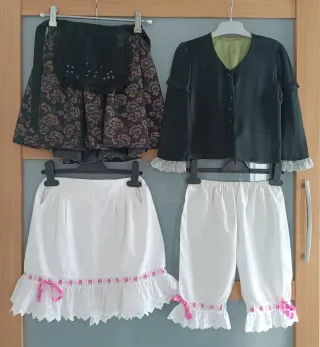Traje Baturra antiguo niña 3-5 Años