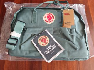 Mochila Fjallraven Kanken Verde/Azul Petróleo