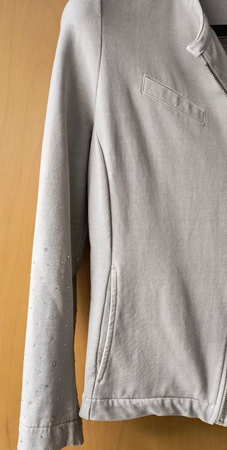 Giacca blazer Gas felpa garzata beige M