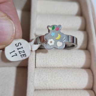 Anillo Oso Multicolor Talla 17