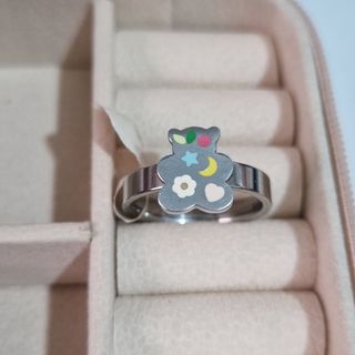 Anillo Oso Multicolor Talla 17