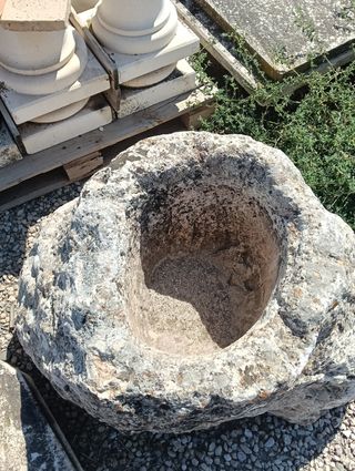 Pila de mármol piedra 