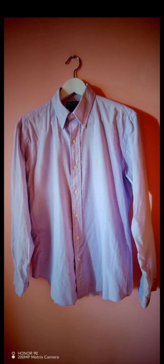 Camisa Polo Ralph Lauren Lila Hombre.