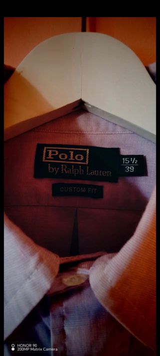 Camisa Polo Ralph Lauren Lila Hombre.