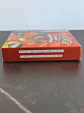 Pokémon Rosso Fuoco Game Boy Advance Nintendo
