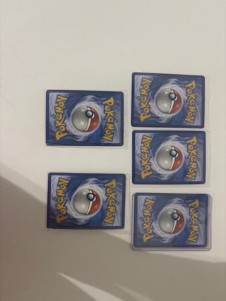 Lote 5 Cartas Pokémon EX