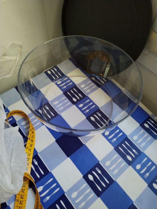 Ensaladera imitación cristal capacidad 4 litros