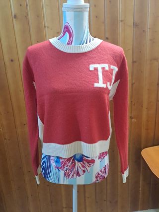 Jersey Tommy Hilfiger Rojo y Blanco