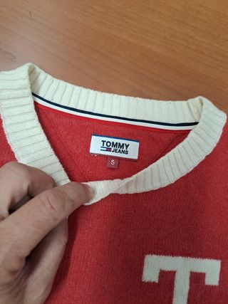 Jersey Tommy Hilfiger Rojo y Blanco