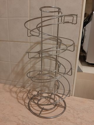 Portacapsule Nespresso Metallo Argento