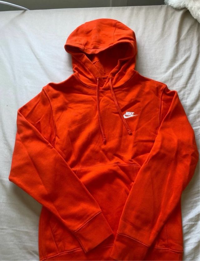 Sudadera Nike Unisex Talla XS Naranja