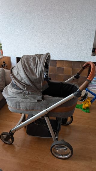 Carrito Bebecar Duo XL gris