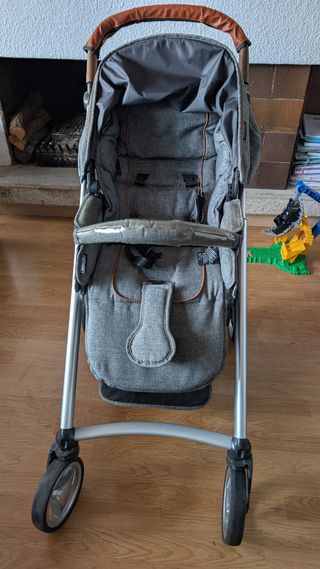 Carrito Bebecar Duo XL gris