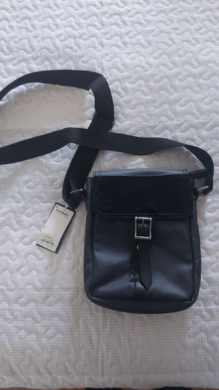 Bolso bandolera Corte Ingles negro