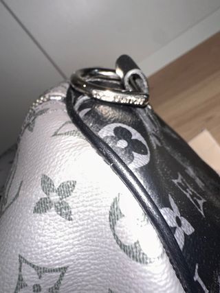 Maleta Louis Vuitton Keepall Negra/Gris