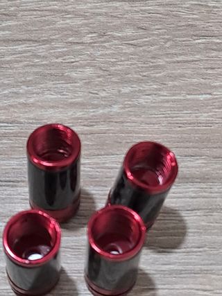 Tapones Válvula Hyundai Rojo Carbono