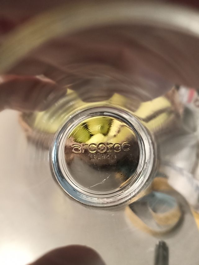 Set 6 Bicchieri Vetro con Portabicchiere Metallo