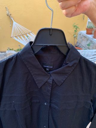 Camisa Calvin Klein Negra Talla XL 
