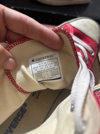 Converse Rojas Talla 41