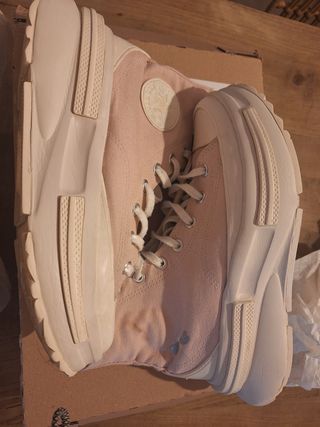 Converse Talla 39 Rosa Beige