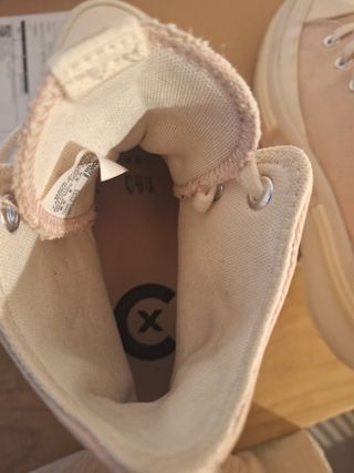 Converse Talla 39 Rosa Beige