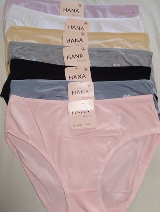 Bragas Hana Mujer Talla L UNIDAD